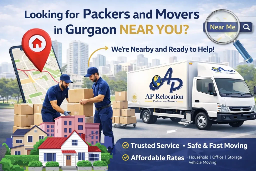 AP Relocation Packers and Movers in Gurgaon Near Me